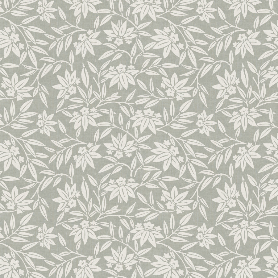 Japandi Botanical Wallpaper – Scandinavian Minimalist Floral Design
