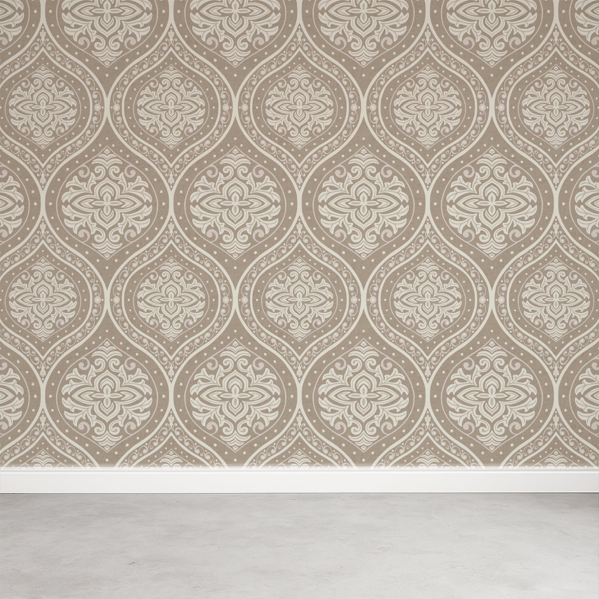Victorian Damask Wallpaper