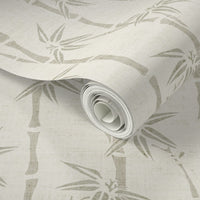 Japandi Bamboo Wallpaper: Minimalist Botanical Design for Calm, Modern Spaces