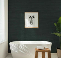 Faux Grasscloth Wallpaper | Solid Colour, Minimalist Woven Texture