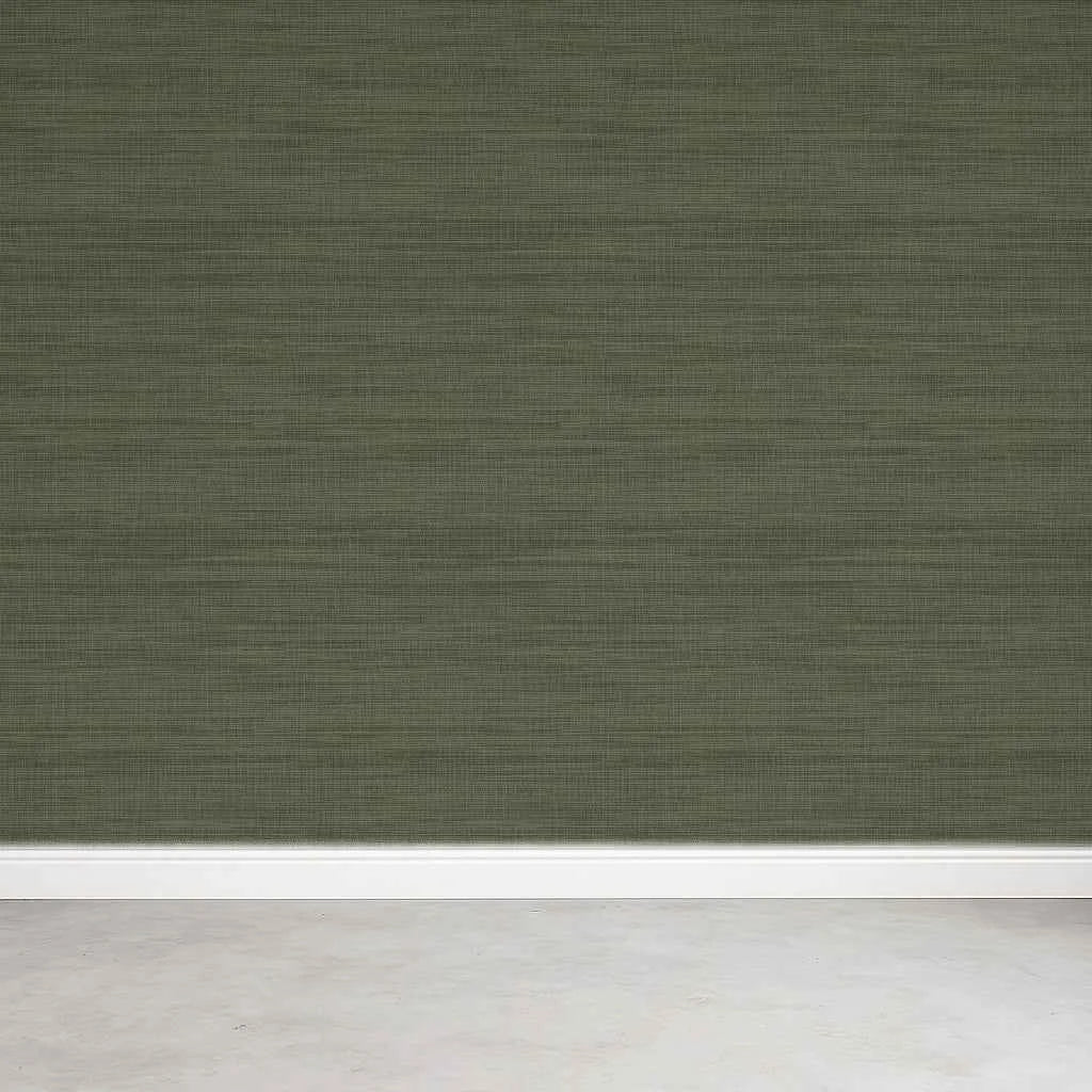 Faux Grasscloth Wallpaper | Solid Colour, Minimalist Woven Texture