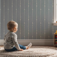 Vertical Striped Wallpaper: Minimalist Geometric Design, With a Mid-Century Twist