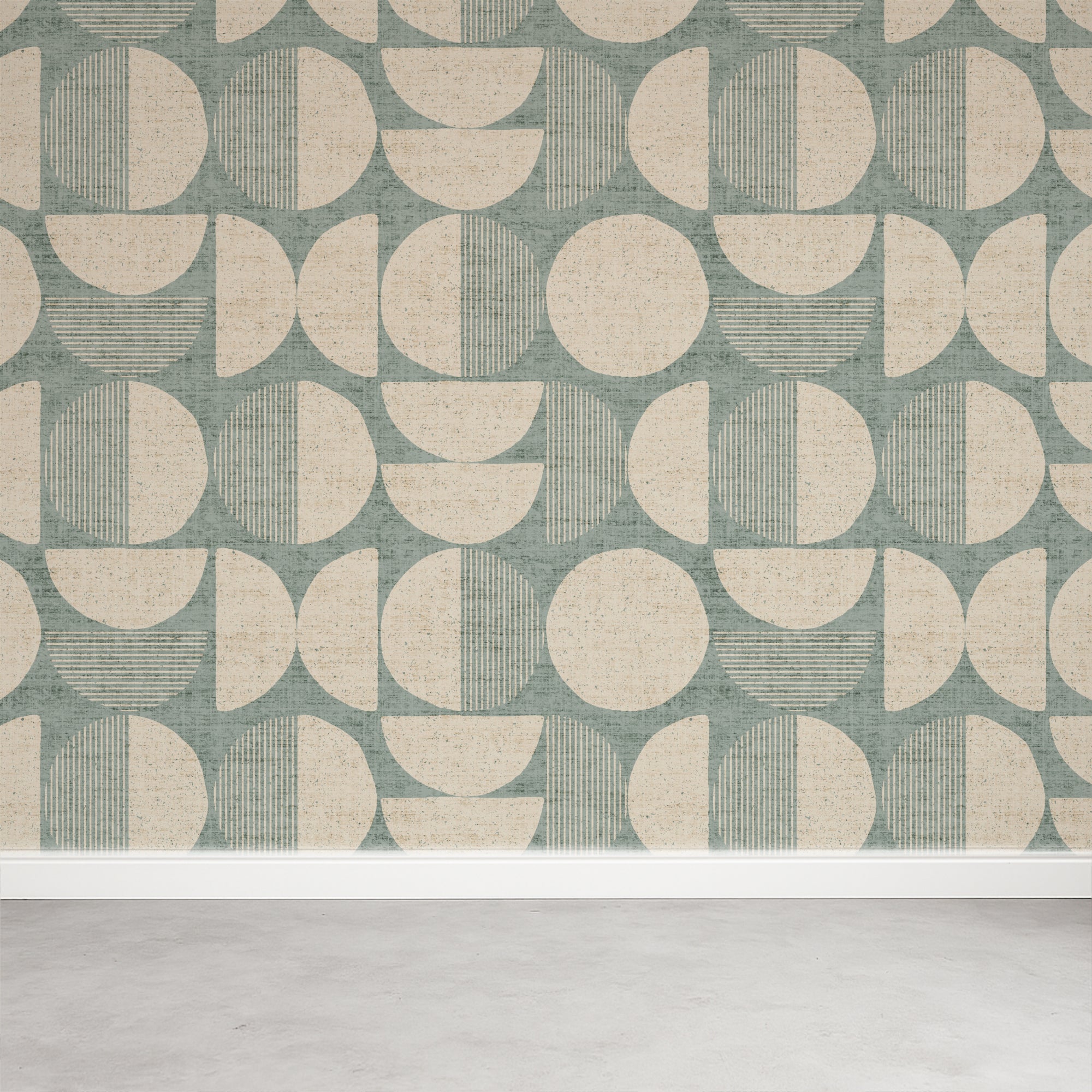 Mid-Century Geometric Wallpaper