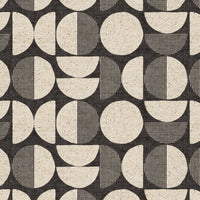 Mid-Century Modern Geometric Wallpaper - Retro 1950s Circle Design