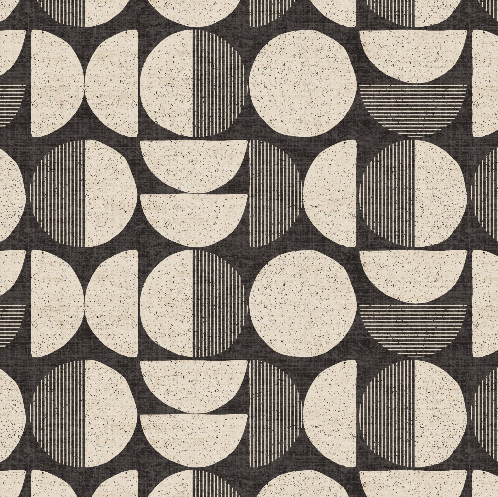 Mid-Century Geometric Wallpaper