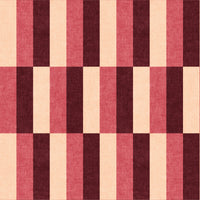 Block stripe wallpaper close up pattern detail in burgundy blush and cream