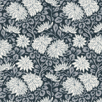 Bold Floral Wallpaper – Hand Drawn Dahlia Design for Modern Feature Walls
